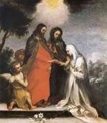 Francesco Vanni The marriage mistico of Holy Catalina of Sienna china oil painting reproduction